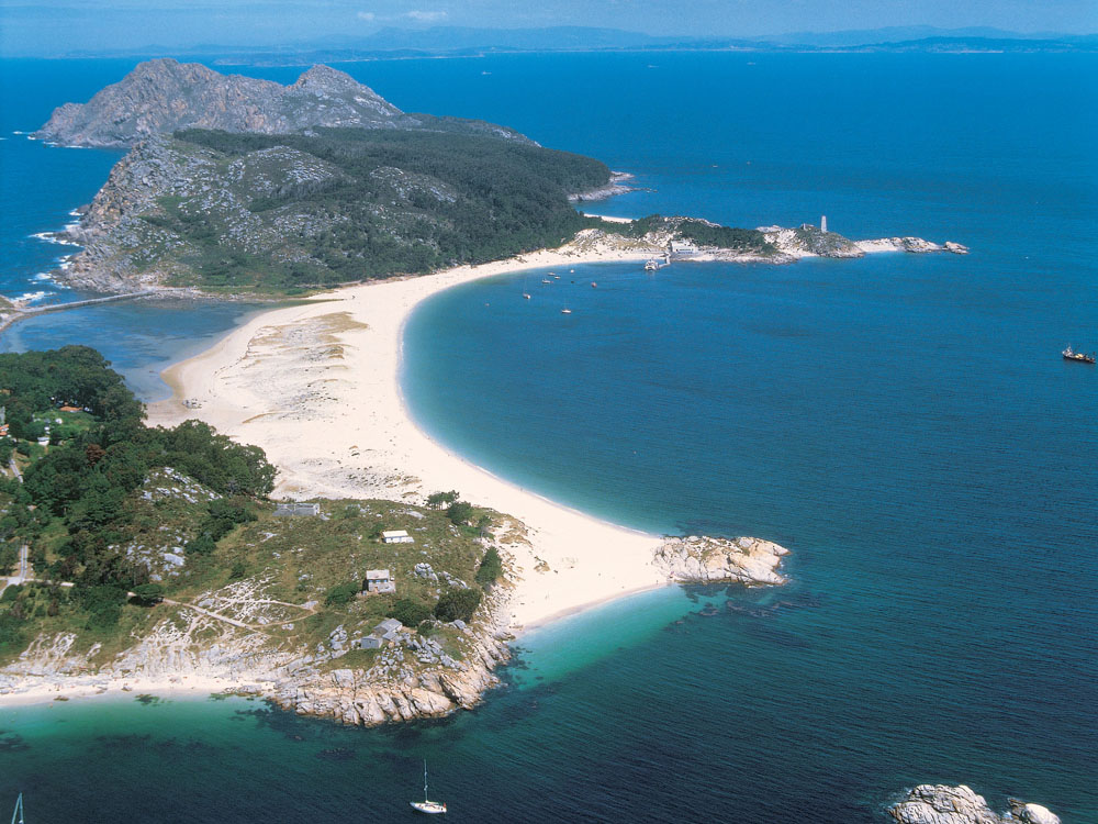 Illas Cies in Galicien - Nordspanien Urlaub